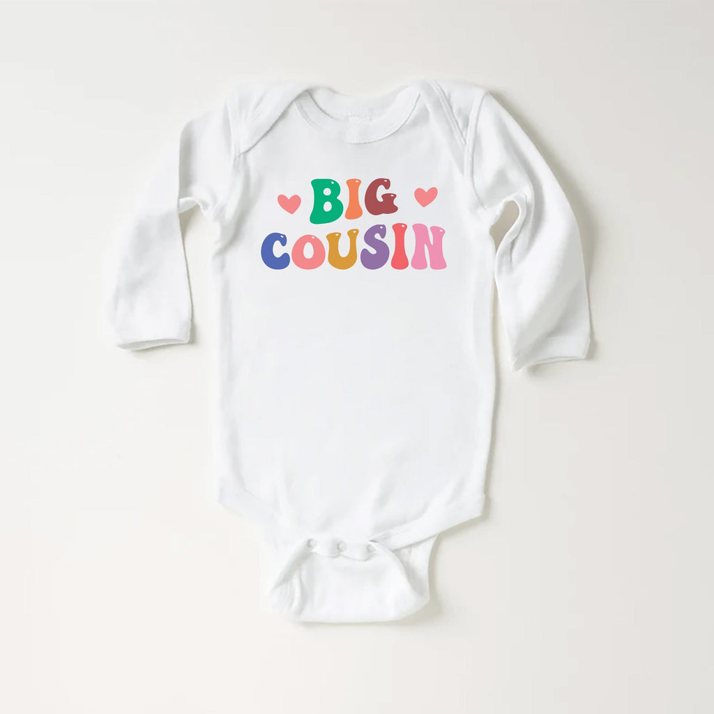 Big Cousin Onesie, Baby Bodysuit, Baby Shirt, Toddler Sweatshirt - Retro Boys Matching Cousin Outfit, Cute Family Gift, Cousin Crew Clothes