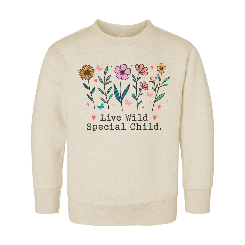 Live Wild Flower Child Onesie, Baby Bodysuit, Baby Shirt, Toddler Sweatshirt - Boho Baby Girl Outfit, Cute Floral Baby Gift, Hippie Style