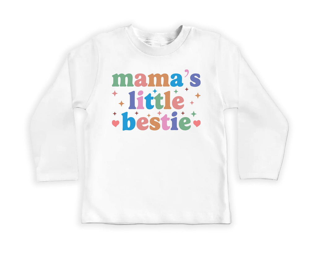 Mommy’s Little Bestie Onesie, Baby Bodysuit, Baby Shirt, Toddler Sweatshirt - Cute Minimalist Mother’s Day Outfit, Baby Gift for Mom & Me