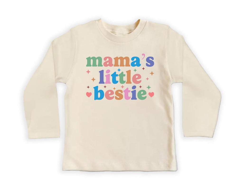 Mommy’s Little Bestie Onesie, Baby Bodysuit, Baby Shirt, Toddler Sweatshirt - Cute Minimalist Mother’s Day Outfit, Baby Gift for Mom & Me