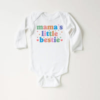Mommy’s Little Bestie Onesie, Baby Bodysuit, Baby Shirt, Toddler Sweatshirt - Cute Minimalist Mother’s Day Outfit, Baby Gift for Mom & Me