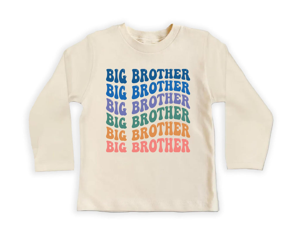 Big Brother Onesie, Baby Bodysuit, Baby Shirt, Toddler Sweatshirt - Retro Sibling Outfit, Cute Big Brother Gift, Family Announcement Clothes