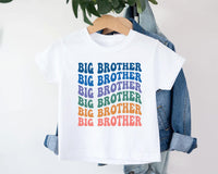 Big Brother Onesie, Baby Bodysuit, Baby Shirt, Toddler Sweatshirt - Retro Sibling Outfit, Cute Big Brother Gift, Family Announcement Clothes