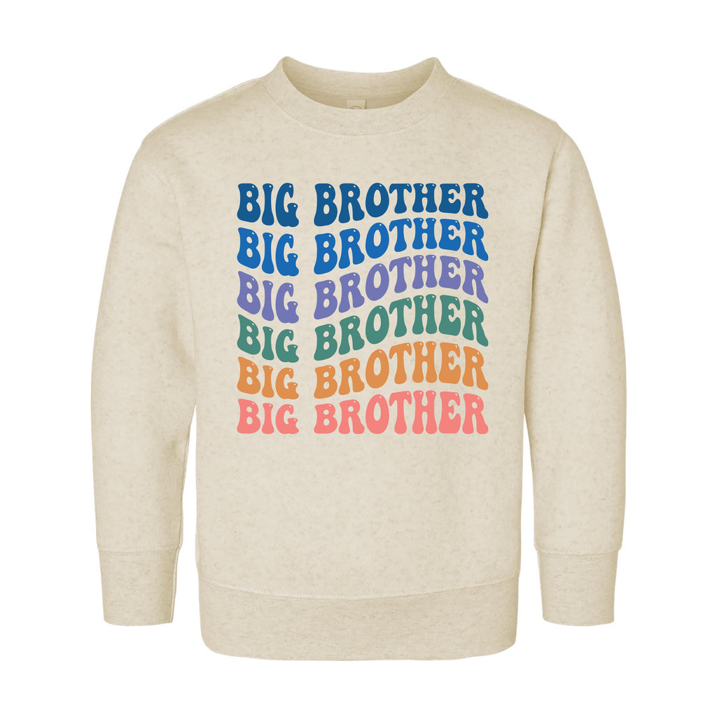 Big Brother Onesie, Baby Bodysuit, Baby Shirt, Toddler Sweatshirt - Retro Sibling Outfit, Cute Big Brother Gift, Family Announcement Clothes