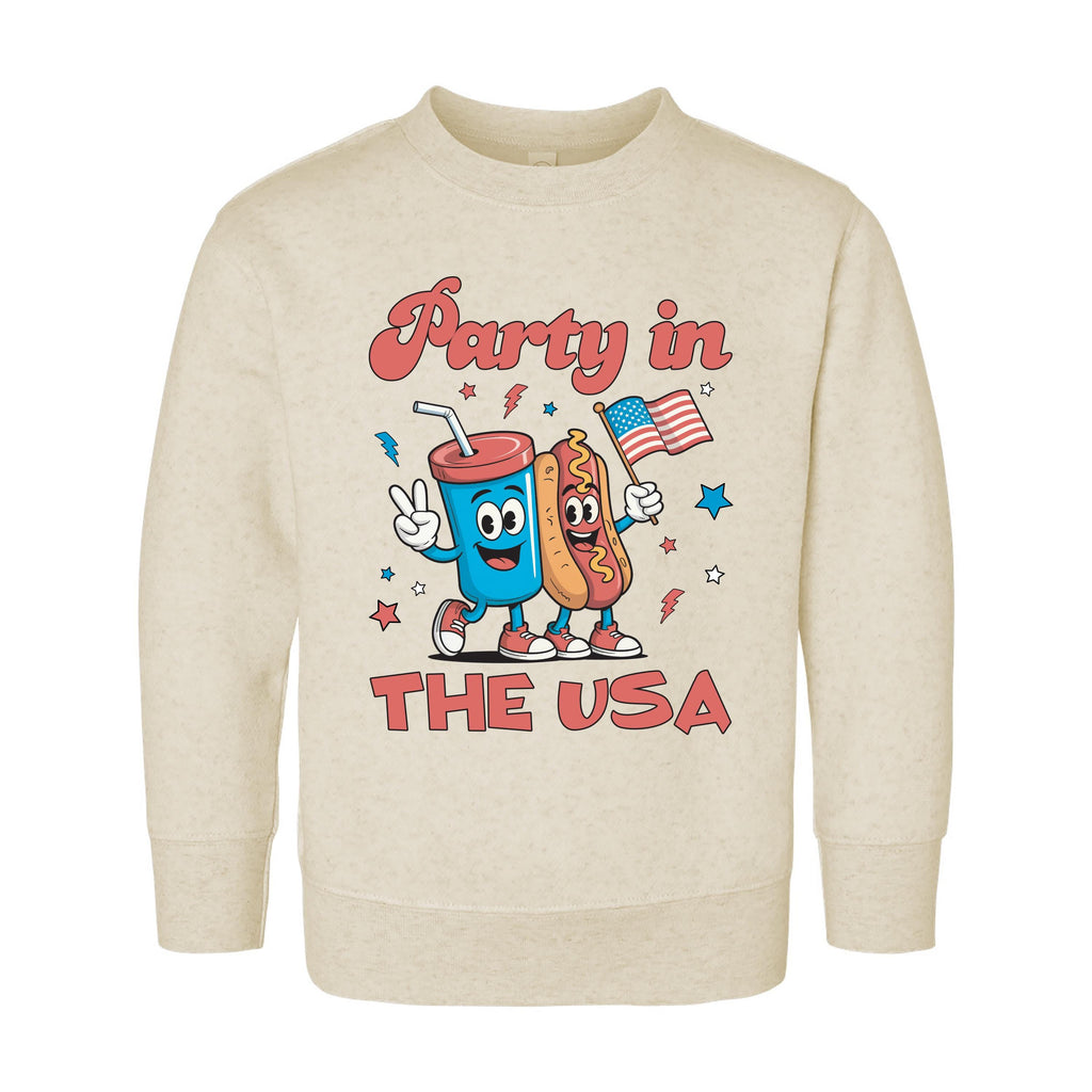 Retro 4th of July Baby Bodysuit, Baby Shirt, Toddler Sweatshirt - Party in the USA Outfit, Patriotic Memorial Day Baby Gift, Red White Blue