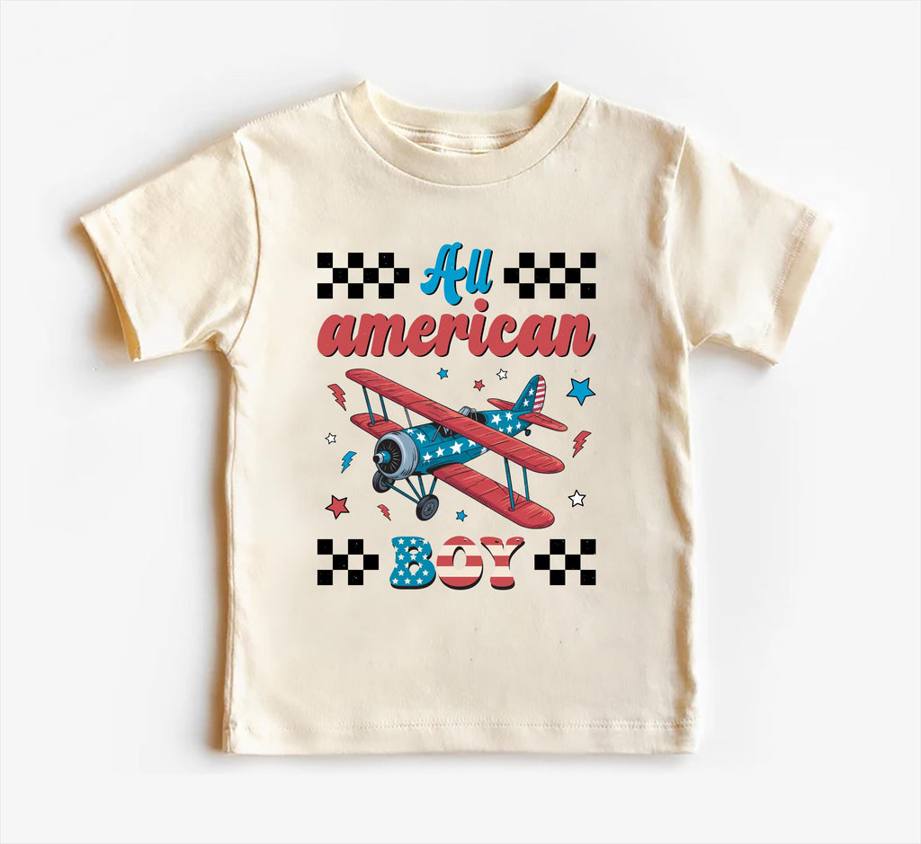 Fourth of July Baby Bodysuit, Baby Shirt, Toddler Sweatshirt - American Boy Retro Patriotic Outfit, Vintage 4th of July Baby Gift USA