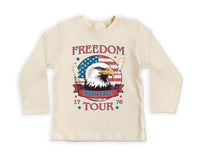 Freedom Eagle Baby Bodysuit, Baby Shirt, Toddler Sweatshirt - Boys Patriotic Outfit, 4th of July Baby Gift, Bald Eagle USA Independence Day