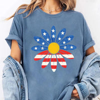 July 4th Daisy Long Sleeve Shirt