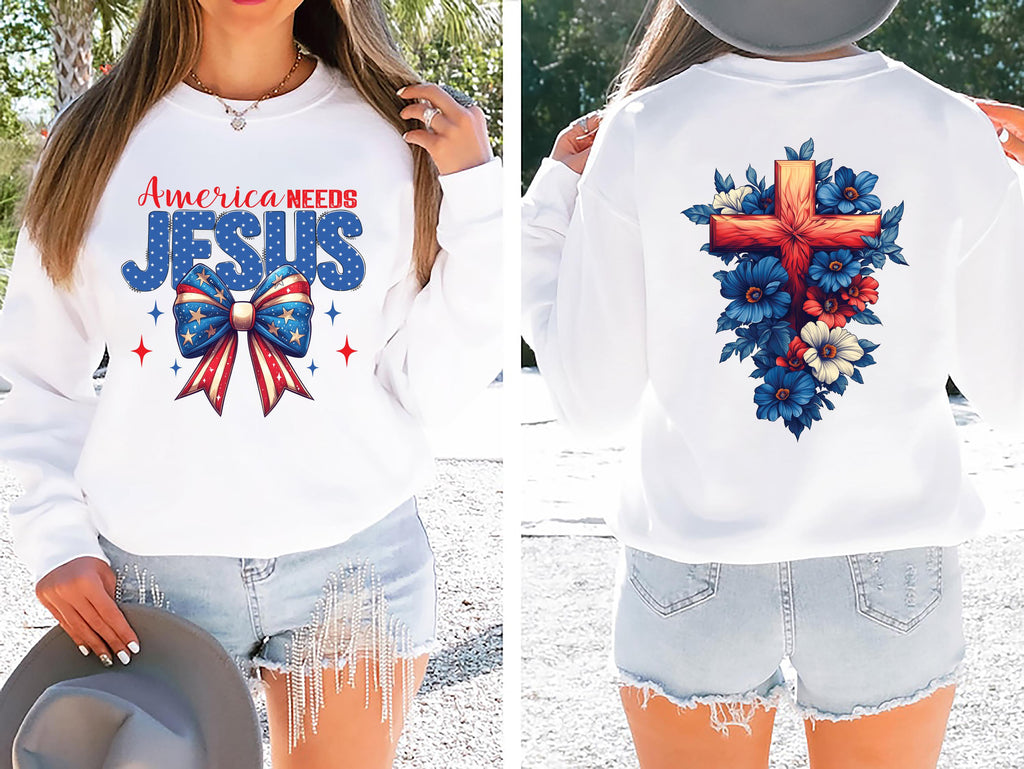 America Needs Jesus Hoodie