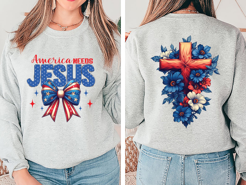 America Needs Jesus Hoodie