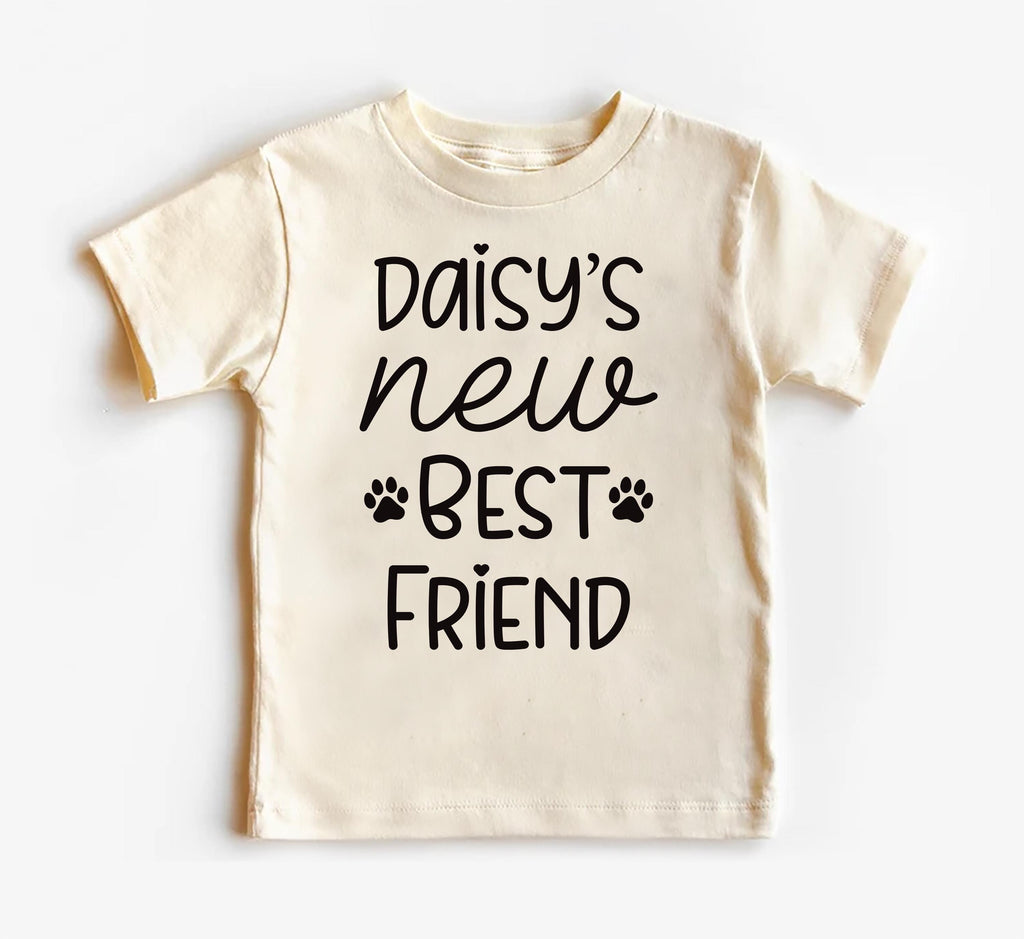 Dog’s Best Friend Onesie, Baby Bodysuit, Baby Shirt, Toddler Sweatshirt - New Baby Personalized Outfit, Custom Gift for Pet Loving Families