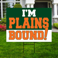 Personalized College Bound Yard Sign, Senior Graduation College Bound Sign, Custom Graduate University Bound Yard Sign with Metal H-Stake