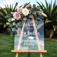 2025 Graduation Party Welcome Sign, Graduation Decor Sign, College Grad Party Display, Class of 2025 Sign, Graduation Gifts, Custom Sign