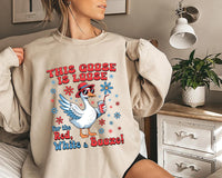 4th of July Goose Sweatshirt