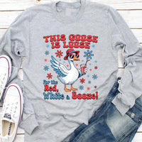 4th of July Goose Long Sleeve Shirt
