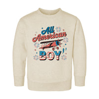 Fourth of July Boys Onesie, Baby Bodysuit, Baby Shirt, Toddler Sweatshirt - American Boy Retro Outfit, Vintage Patriotic USA Baby Gift