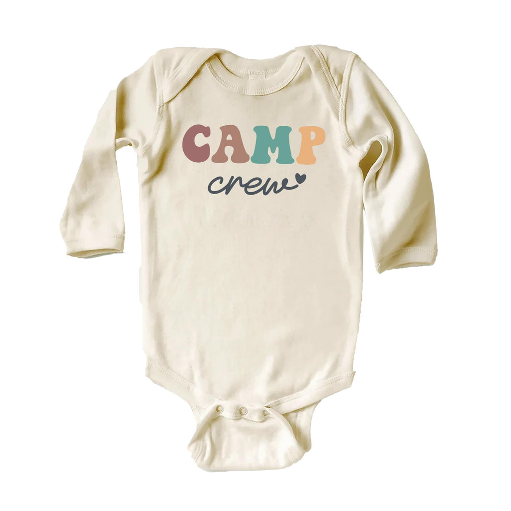 Camp Crew Onesie Baby Bodysuit, Baby Shirt, Toddler Sweatshirt, Retro Cousin Camping Outfit, Outdoor Adventure Baby Gift, Summer Family Trip