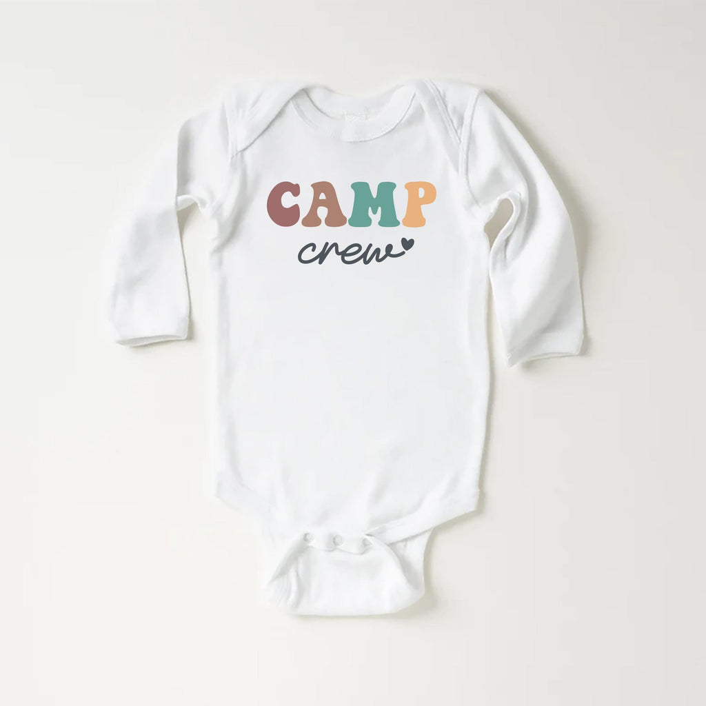 Camp Crew Onesie Baby Bodysuit, Baby Shirt, Toddler Sweatshirt, Retro Cousin Camping Outfit, Outdoor Adventure Baby Gift, Summer Family Trip