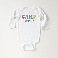 Camp Crew Onesie Baby Bodysuit, Baby Shirt, Toddler Sweatshirt, Retro Cousin Camping Outfit, Outdoor Adventure Baby Gift, Summer Family Trip