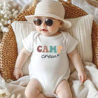 Camp Crew Onesie Baby Bodysuit, Baby Shirt, Toddler Sweatshirt, Retro Cousin Camping Outfit, Outdoor Adventure Baby Gift, Summer Family Trip