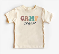 Camp Crew Onesie Baby Bodysuit, Baby Shirt, Toddler Sweatshirt, Retro Cousin Camping Outfit, Outdoor Adventure Baby Gift, Summer Family Trip