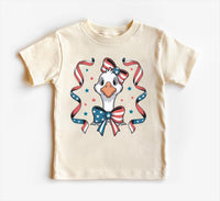 4th of July Goose Baby Bodysuit, Baby Shirt, Toddler Sweatshirt - America Coquette Outfit, Patriotic FOJ Bows, Cute Coquette Fourth Gift