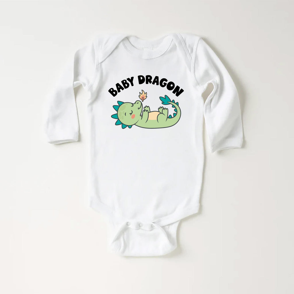 Baby Dragon Onesie, Baby Bodysuit, Baby Shirt, Toddler Sweatshirt - Cute Year of the Dragon Announcement Outfit, Chinese Zodiac Baby Gift