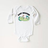 Baby Dragon Onesie, Baby Bodysuit, Baby Shirt, Toddler Sweatshirt - Cute Year of the Dragon Announcement Outfit, Chinese Zodiac Baby Gift
