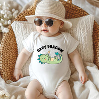 Baby Dragon Onesie, Baby Bodysuit, Baby Shirt, Toddler Sweatshirt - Cute Year of the Dragon Announcement Outfit, Chinese Zodiac Baby Gift