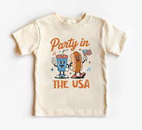 Retro 4th of July Onesie Baby Bodysuit, Baby Shirt, Toddler Sweatshirt,Party in the USA Outfit, Patriotic Baby Gift, Red White and Blue Look