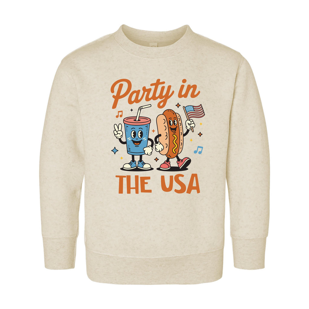 Retro 4th of July Onesie Baby Bodysuit, Baby Shirt, Toddler Sweatshirt,Party in the USA Outfit, Patriotic Baby Gift, Red White and Blue Look
