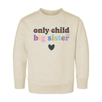 Retro Big Sister Onesie, Baby Bodysuit, Baby Shirt, Toddler Sweatshirt, Big Sis Sibling Outfit, Cute Announcement Gift, Sister Family Reveal