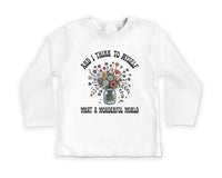 What a Wonderful World Onesie, Baby Bodysuit, Baby Shirt, Toddler Sweatshirt - Retro Boho Baby Outfit, Baby Gift, Earthy Nature Style Look