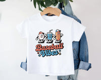 Baseball Vibes Onesie Baby Bodysuit, Baby Shirt, Toddler Sweatshirt, Retro Sports Boys Summer Outfit, Cute Baseball Baby Gift, Game Day Look