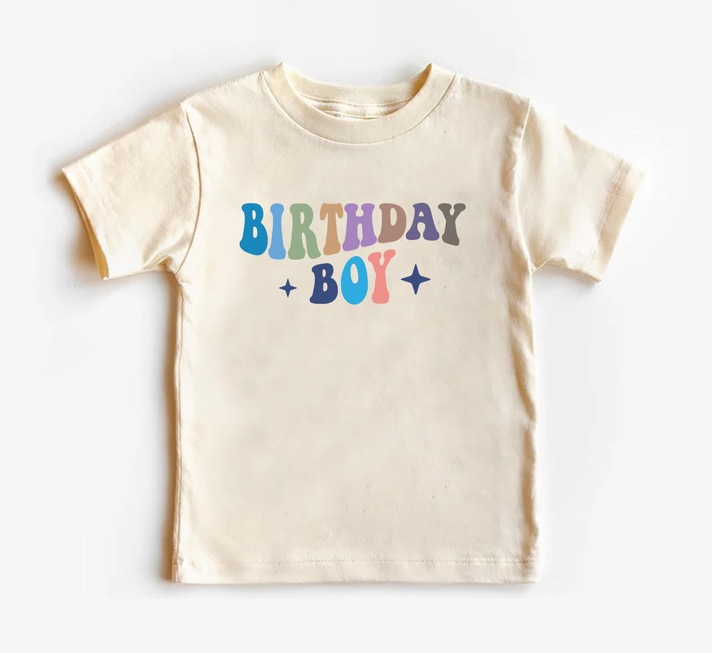 Birthday Boy Onesie, Baby Bodysuit, Baby Shirt, Toddler Sweatshirt - Cute Retro Rainbow Birthday Outfit, Boys Party Gift, Cake Smash Look
