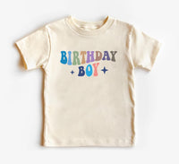 Birthday Boy Onesie, Baby Bodysuit, Baby Shirt, Toddler Sweatshirt - Cute Retro Rainbow Birthday Outfit, Boys Party Gift, Cake Smash Look