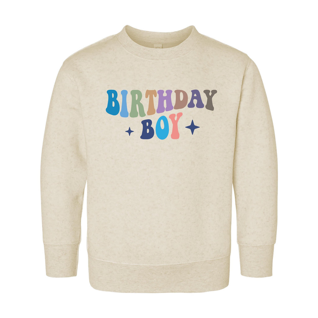 Birthday Boy Onesie, Baby Bodysuit, Baby Shirt, Toddler Sweatshirt - Cute Retro Rainbow Birthday Outfit, Boys Party Gift, Cake Smash Look