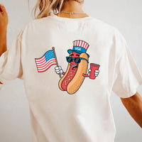 4th of July Hotdog Short Sleeve T-Shirt