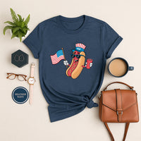 4th of July Hotdog Short Sleeve T-Shirt
