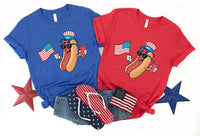 4th of July Hotdog Short Sleeve T-Shirt