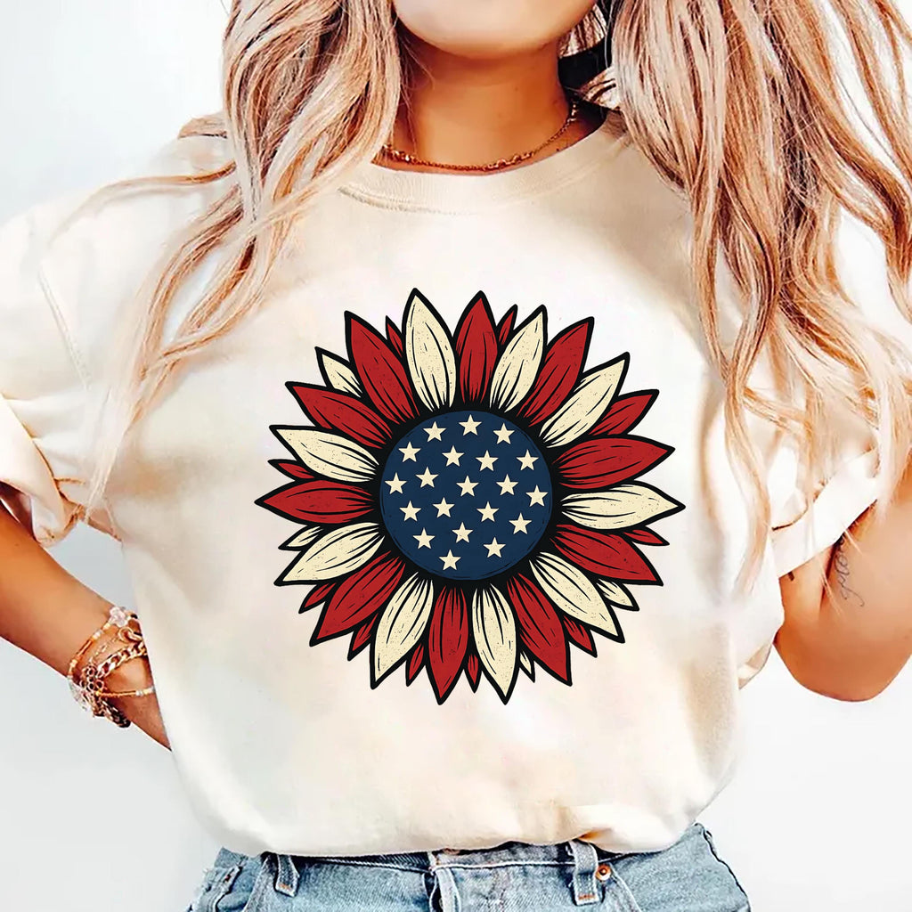 4th of July Patriotic Long Sleeve Shirt