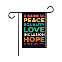 Kindness Equality Hope, Resistance Resist Garden Flag, Double Sided, Resist Hate, Anti-Trump, Resist Racism, Resist Fascism Flag