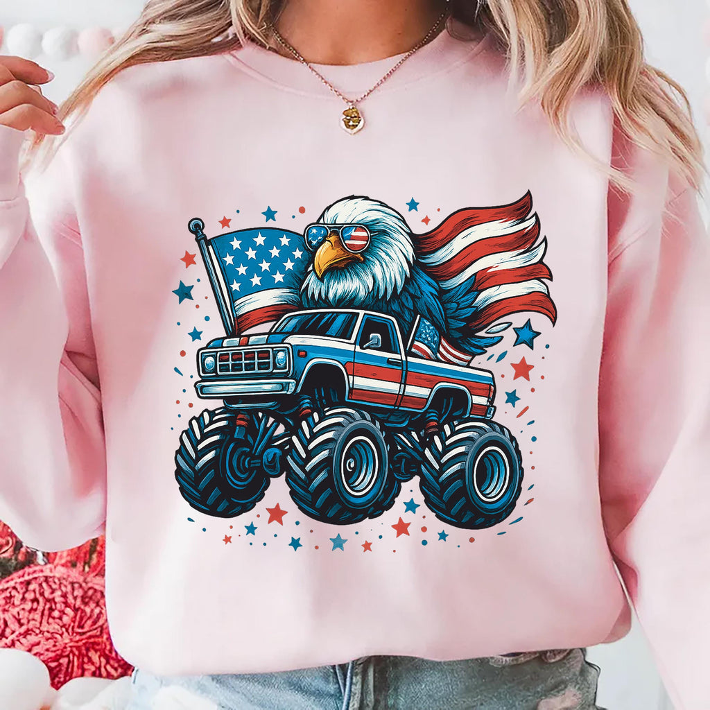 American Flag Eagle Long Sleeve Shirt