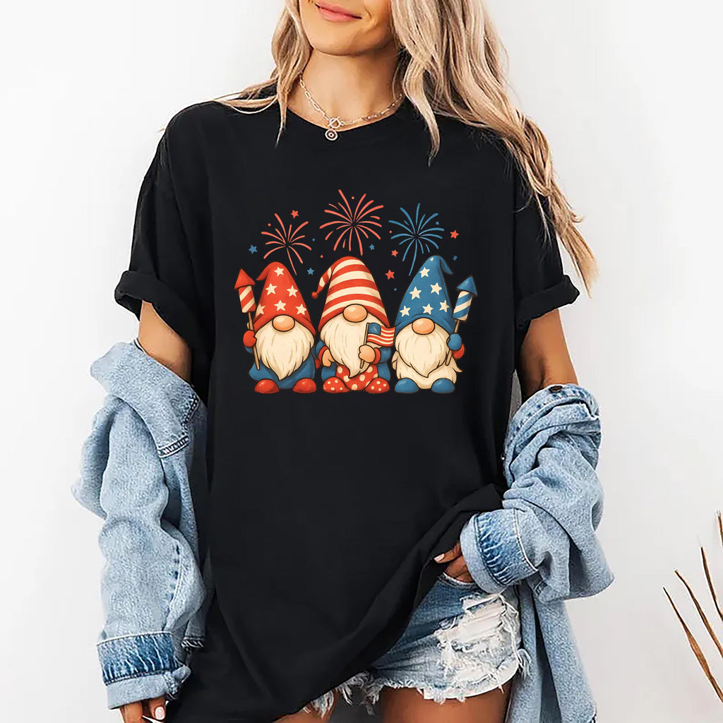 4th of July Gnomes Short Sleeve T-Shirt