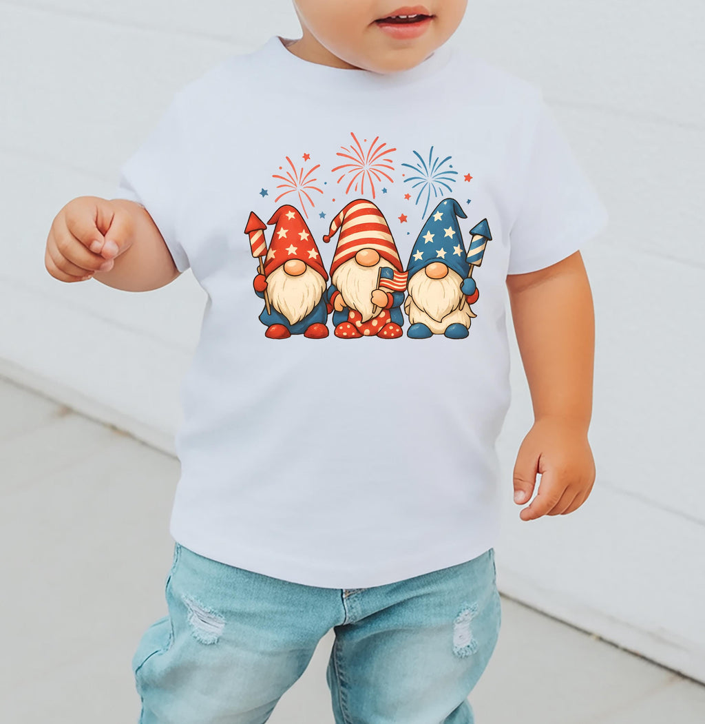 4th of July Gnomes Short Sleeve T-Shirt