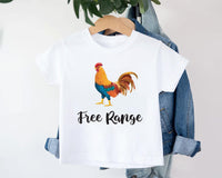 Free Range Chicken Baby Bodysuit, Baby Shirt, Toddler Sweatshirt - Cute Farm Animal Outfit, Wild and Free Country Baby Gift for Little Ones