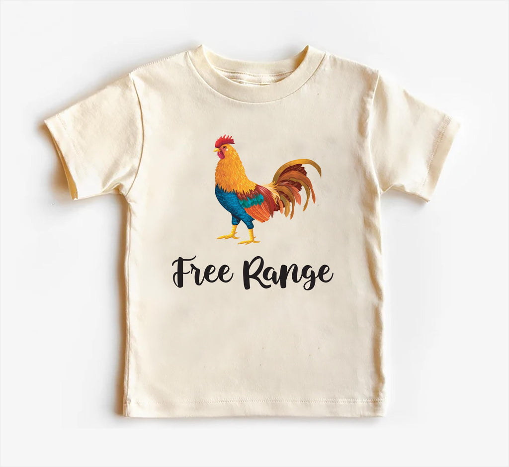Free Range Chicken Baby Bodysuit, Baby Shirt, Toddler Sweatshirt - Cute Farm Animal Outfit, Wild and Free Country Baby Gift for Little Ones