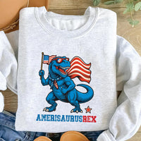 Dinosaur 4th of July Long Sleeve Shirt