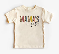 Mama’s Girl Onesie, Baby Bodysuit, Baby Shirt, Toddler Sweatshirt - Cute Leopard Print Outfit, I Love My Mom Baby Gift, Trendy Girl Clothes