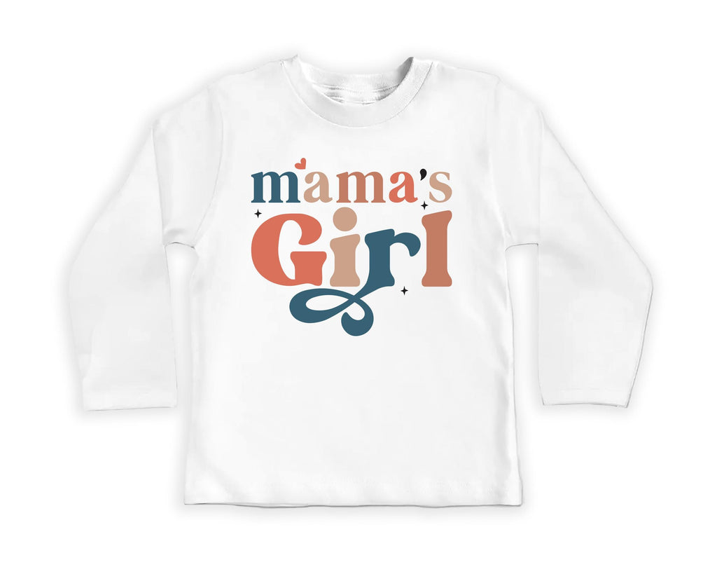 Mama’s Girl Toddler Sweatshirt, Baby Shirt, Onesie, Baby Bodysuit - Cute Baby Outfit, I Love My Mom Baby Gift, Adorable Mom Daughter Clothes